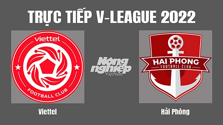 Trực tiếp bóng đá V-League (VĐQG Việt Nam) 2022 giữa Viettel vs Hải Phòng hôm nay 9/10/2022