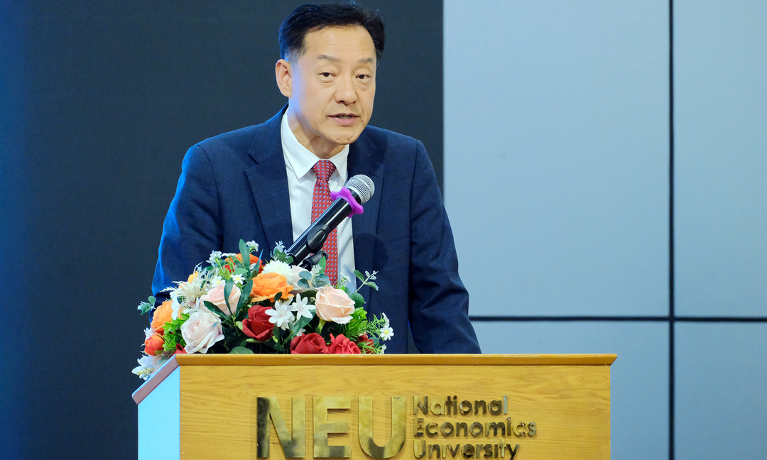 Ông Cho Kee-heon, Tổng thư ký Hiệp hội đánh giá doanh nghiệp Hàn Quốc (KVA). Ảnh: Bảo Thắng.