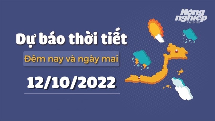 Thời tiết đêm nay và ngày mai 12/10 tại các vùng trong cả nước