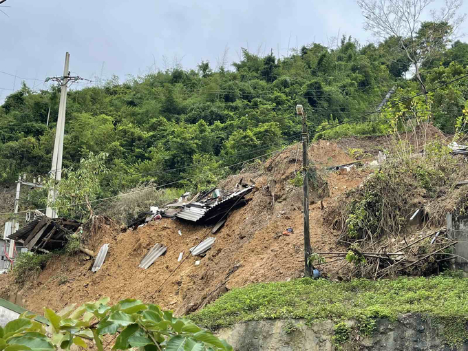 Xã Cà Tạ, huyện Kỳ Sơn, tỉnh Nghệ An chịu ảnh hưởng nặng nề của lũ quét ngày 2/10 vừa qua.