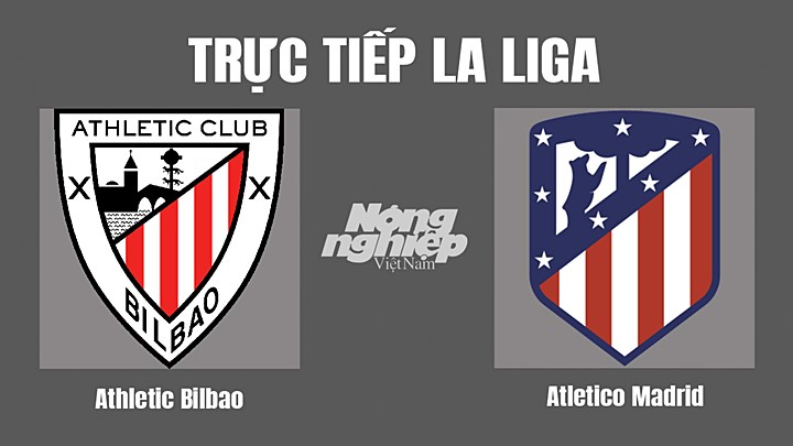 Trực tiếp bóng đá La Liga 2022/23 giữa Athletic Bilbao vs Atletico Madrid hôm nay 16/10/2022