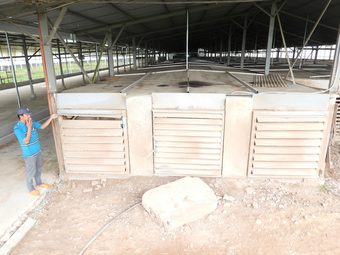 Chickens are raised in cold coops powered by solar energy. Photo: Tran Trung.