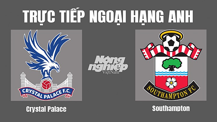 Trực tiếp bóng đá Ngoại hạng Anh giữa Crystal Palace vs Southampton hôm nay 29/10/2022