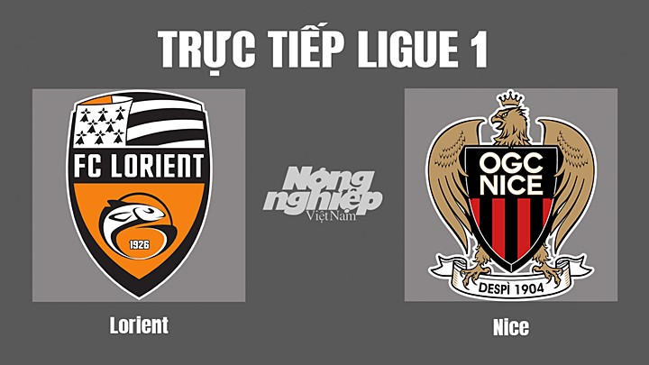 Trực tiếp bóng đá Ligue 1 (VĐQG Pháp) 2022/23 giữa Lorient vs Nice hôm nay 30/10/2022