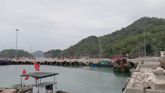 Cảng cá Trân Châu, Hải Phòng, một trong những cảng cá lớn được quy hoạch cảng cá động lực tại miền Bắc. Ảnh: HB.
