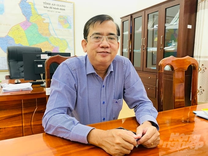 Ông Trương Kiến Thọ, Phó GĐ Sở NN-PTNT tỉnh An Giang. Ảnh: Lê Hoàng Vũ.