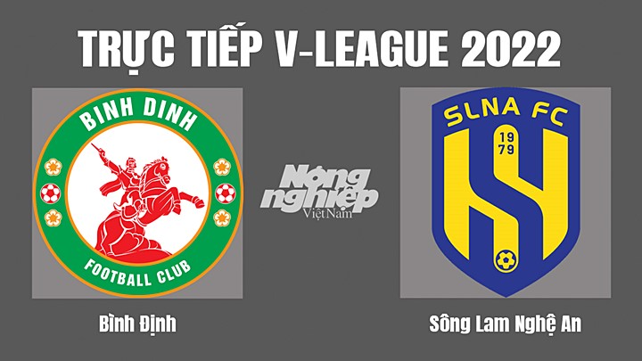 Trực tiếp bóng đá V-League (VĐQG Việt Nam) 2022 giữa Bình Định vs SLNA hôm nay 9/11/2022