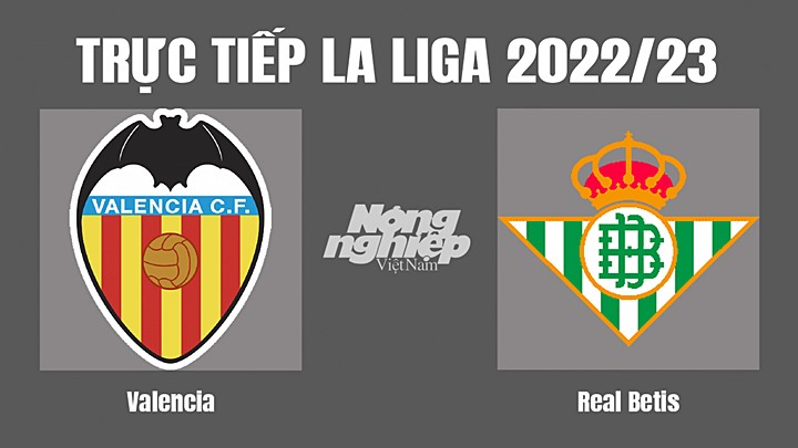 Trực tiếp bóng đá La Liga 2022/23 giữa Valencia vs Real Betis hôm nay 11/11/2022