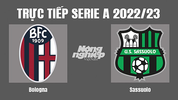 Trực tiếp bóng đá Serie A (VĐQG Italia) 2022/23 giữa Bologna vs Sassuolo hôm nay 13/11