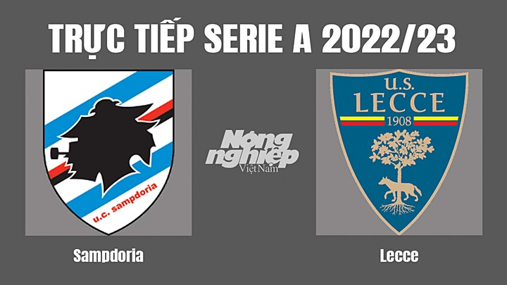 Trực tiếp bóng đá Serie A (VĐQG Italia) 2022/23 giữa Sampdoria vs Lecce ngày 13/11