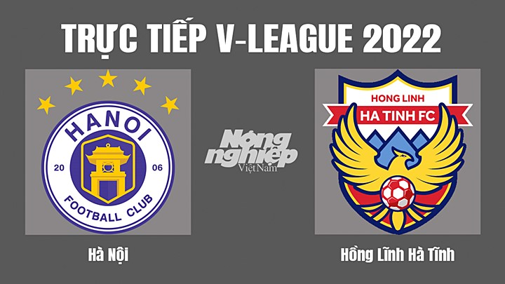 Trực tiếp bóng đá V-League (VĐQG Việt Nam) 2022 giữa Hà Nội vs Hà Tĩnh hôm nay 13/11/2022