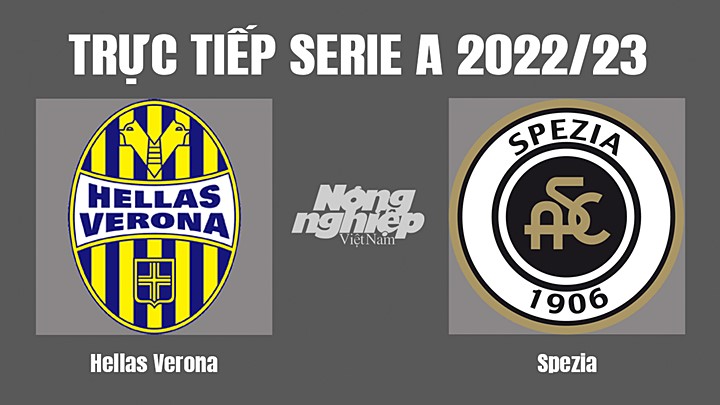 Trực tiếp bóng đá Serie A (VĐQG Italia) 2022/23 giữa Hellas Verona vs Spezia hôm nay 13/11