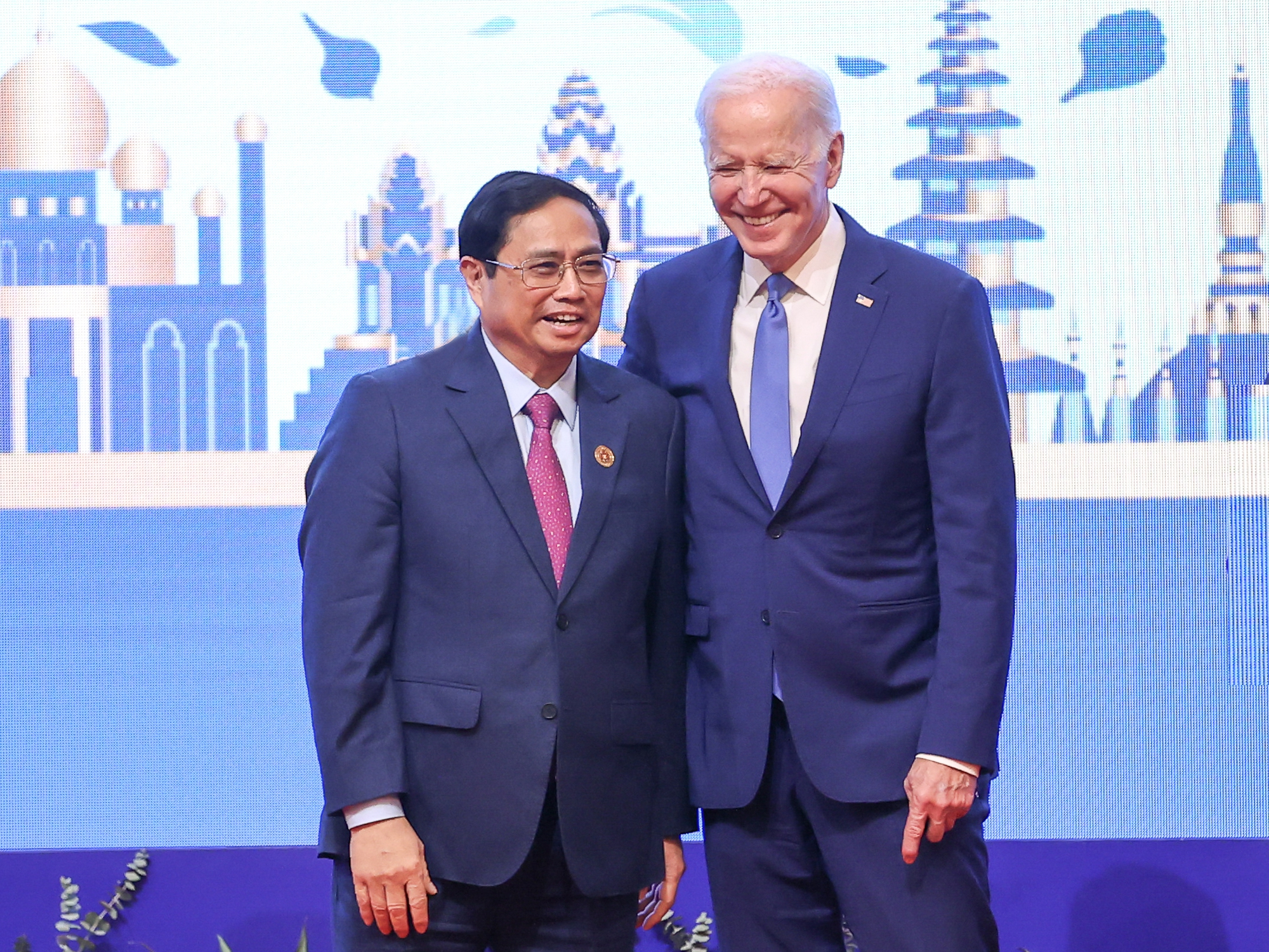 Thủ tướng Chính phủ Phạm Minh Chính có cuộc trao đổi với Tổng thống Hoa Kỳ Joe Biden.