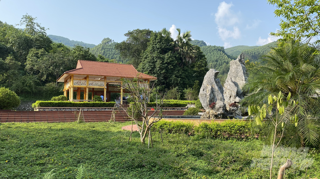 Địa điểm khu di tích Bộ Canh nông tại thôn Hoắc, xã Thái Bình, huyện Yên Sơn, tỉnh Tuyên Quang. Ảnh: Minh Phúc.