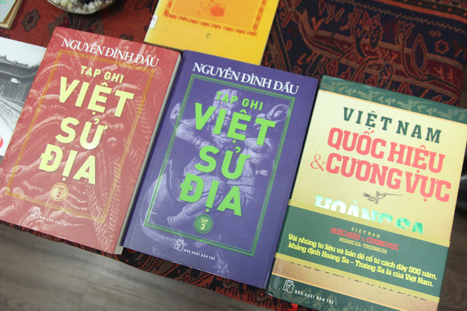 Một số tác phẩm của nhà nghiên cứu Nguyễn Đình Đầu từng được NXB Trẻ ấn hành.