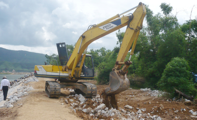 Nhiều công trình hồ đập ở Quảng Bình do địa phương quản lý đã xuống cấp nghiêm trọng. Ảnh: Tâm Phùng.