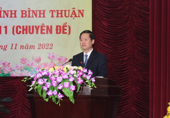 Ông Đoàn Anh Dũng được bầu làm Chủ tịch UBND tỉnh Bình Thuận. Ảnh: ĐS.
