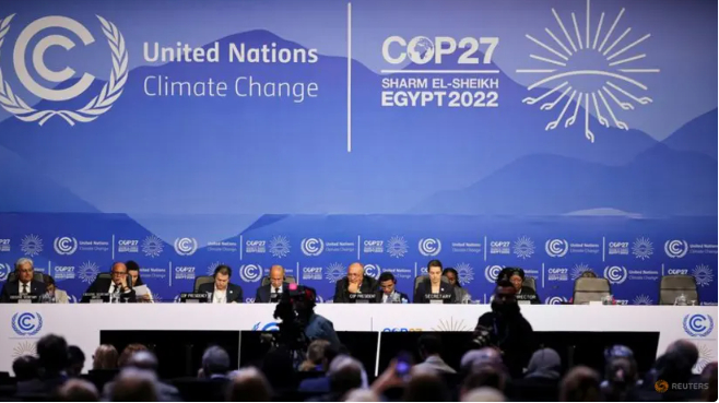 Egyptian Foreign Minister and Egypt's COP27 President Sameh Shoukry attends an informal stocktaking session during the COP27 climate summit, in Sharm el-Sheikh, Egypt, on Nov 18, 2022. Photo: REUTERS