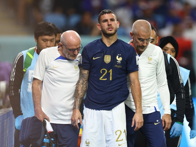 Lucas Hernandez chia tay World Cup vì chấn thương. 