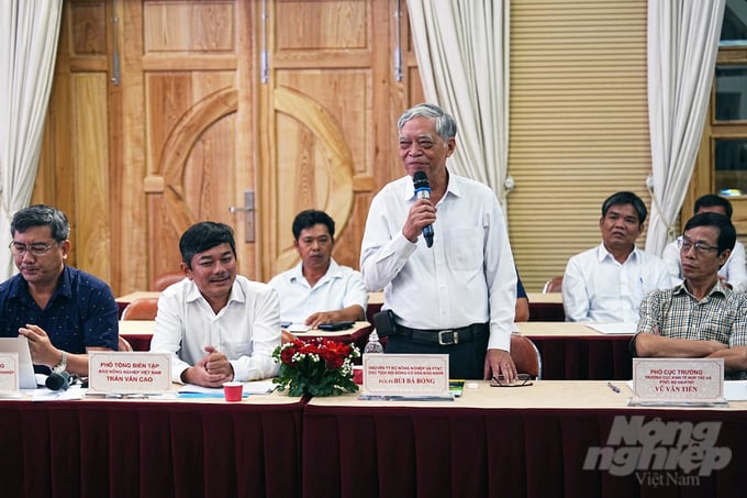 Former Deputy Minister of Agriculture and Rural Development Bui Ba Bong said that it is necessary to narrow the gap between producers, distributors and consumers.