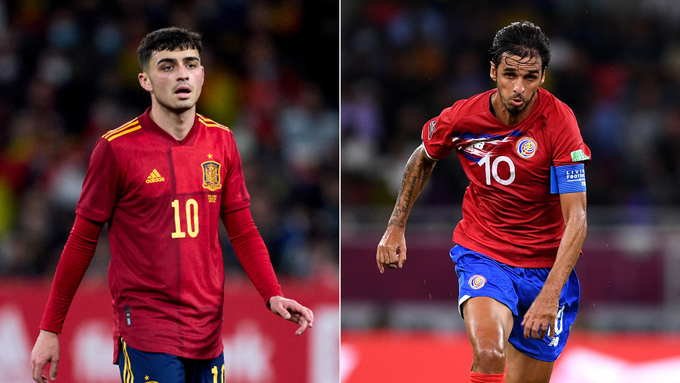 Tây Ban Nha được đánh giá cao hơn nhiều so với Costa Rica trong màn đối đầu này. Ảnh: Sporting News.