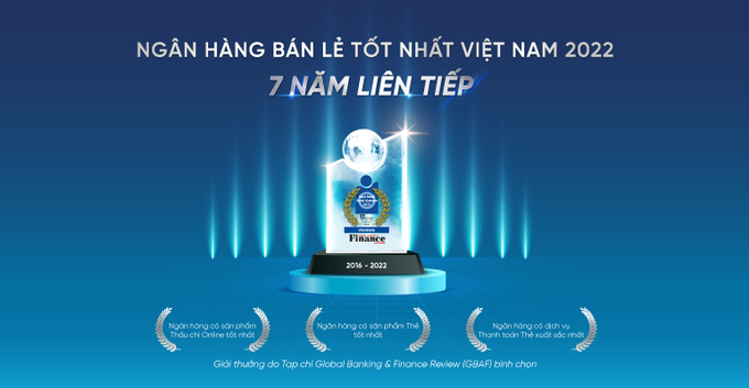 VietinBank là 'Ngân hàng bán lẻ tốt nhất Việt Nam' 7 năm liên tiếp.