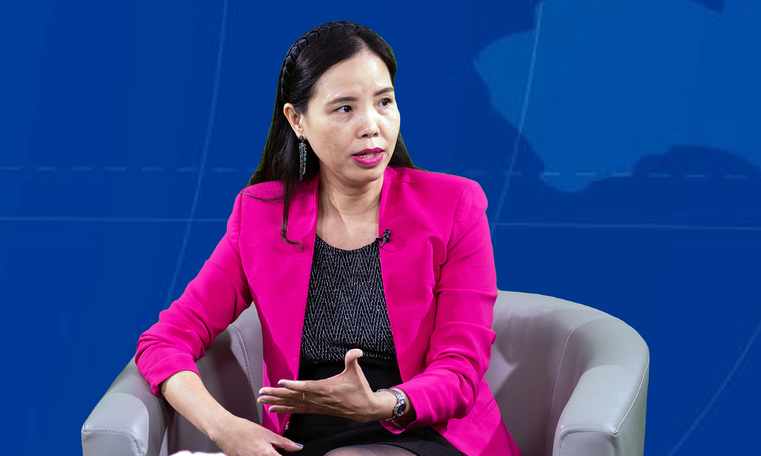 Bà Nguyễn Thị Thu Thủy, Phó Giám đốc Trung tâm Hỗ trợ Xuất khẩu, Cục Xúc tiến Thương mại phát biểu.