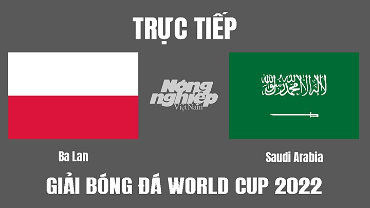 Trực tiếp bóng đá World Cup 2022 giữa Ba Lan vs Ả Rập Saudi hôm nay 26/11/2022