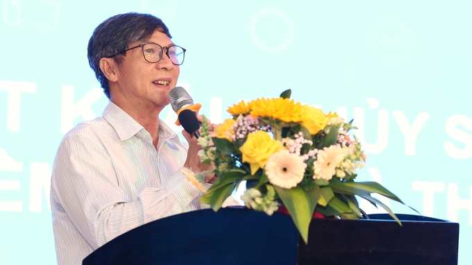 General Secretary of the Vietnam Association of Seafood Exporters and Producers Truong Dinh Hoe said that Vietnam can set a bold target of USD 20 billion for fishery exports. Photo: Kim Anh.