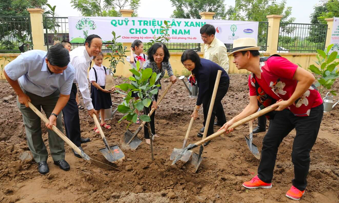 Trong hành trình lan tỏa sắc xanh, Vinamilk từng rất thành công với Quỹ 1 triệu cây xanh cho Việt Nam.