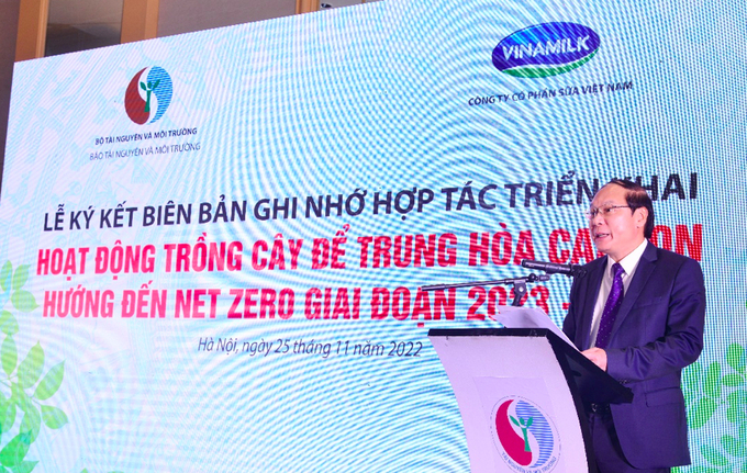 Thứ trưởng Bộ TN-MT Lê Công Thành phát biểu chỉ đạo tại sự kiện.