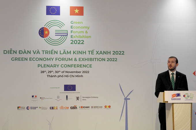 Mr. Virginijus Sinkevicius, European High Commissioner for Environment, Oceans and Fisheries. Photo: Thanh Son.