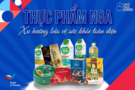 Nhiều thực phẩm Nga là món quà phù hợp cho ngày Tết. Ảnh: Q.L.