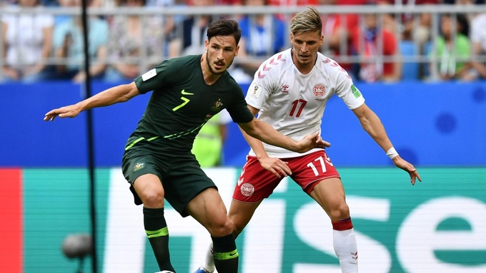 Đội tuyển Đan Mạch được đánh giá nhỉnh hơn so với Australia. Ảnh: Fox News.