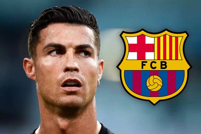 Cristiano Ronaldo sẽ trở lại với La Liga trong màu áo Barcelona? Ảnh: Telegraph.