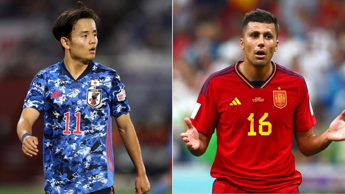 Rất khó để Nhật Bản có thể làm nên điều bất ngờ trước Tây Ban Nha. Ảnh: Sporting News.