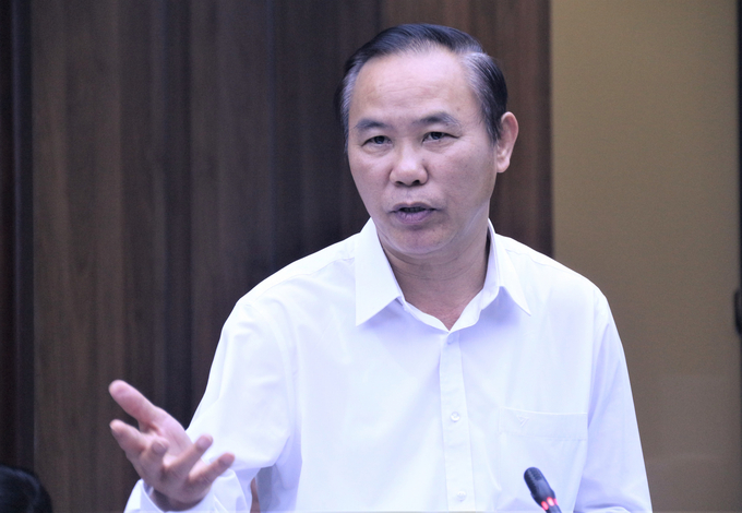 Deputy Minister Phung Duc Tien said that outlook for the agricultural sector in 2023 is challenging. Photo:  Pham Hieu.