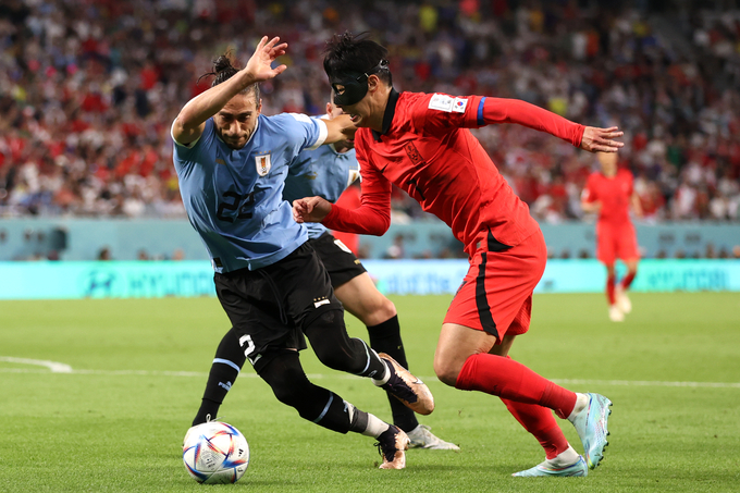 Son Heung-min thi đấu khá tệ tại World Cup 2022. Ảnh: Dailymail.