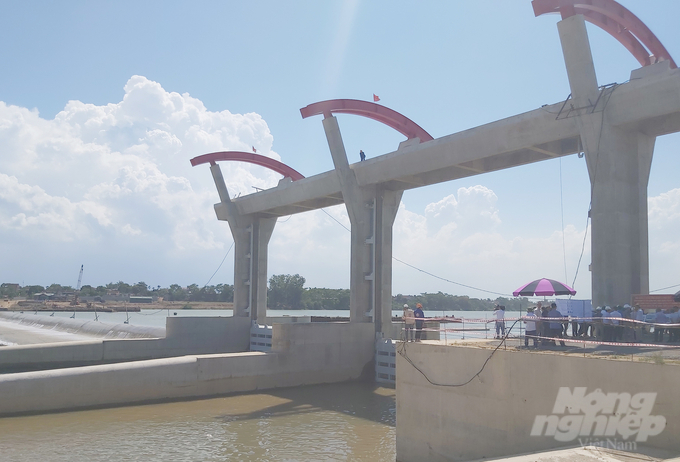 Đây là hệ thống công trình thủy lợi trọng điểm trên địa bàn Nghệ An. Ảnh: Việt Khánh.