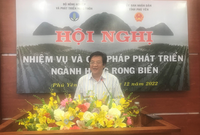 Ông Ngô Đăng Nghĩa (Đại học Nha Trang) phát biểu tại hội nghị. Ảnh: V.Đ.T.