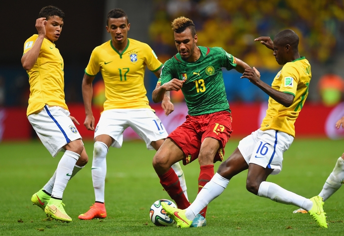 Sẽ là rất khó cho cơ hội có 3 điểm của Cameroon trước Brazil ở vòng cuối. Ảnh: Express.