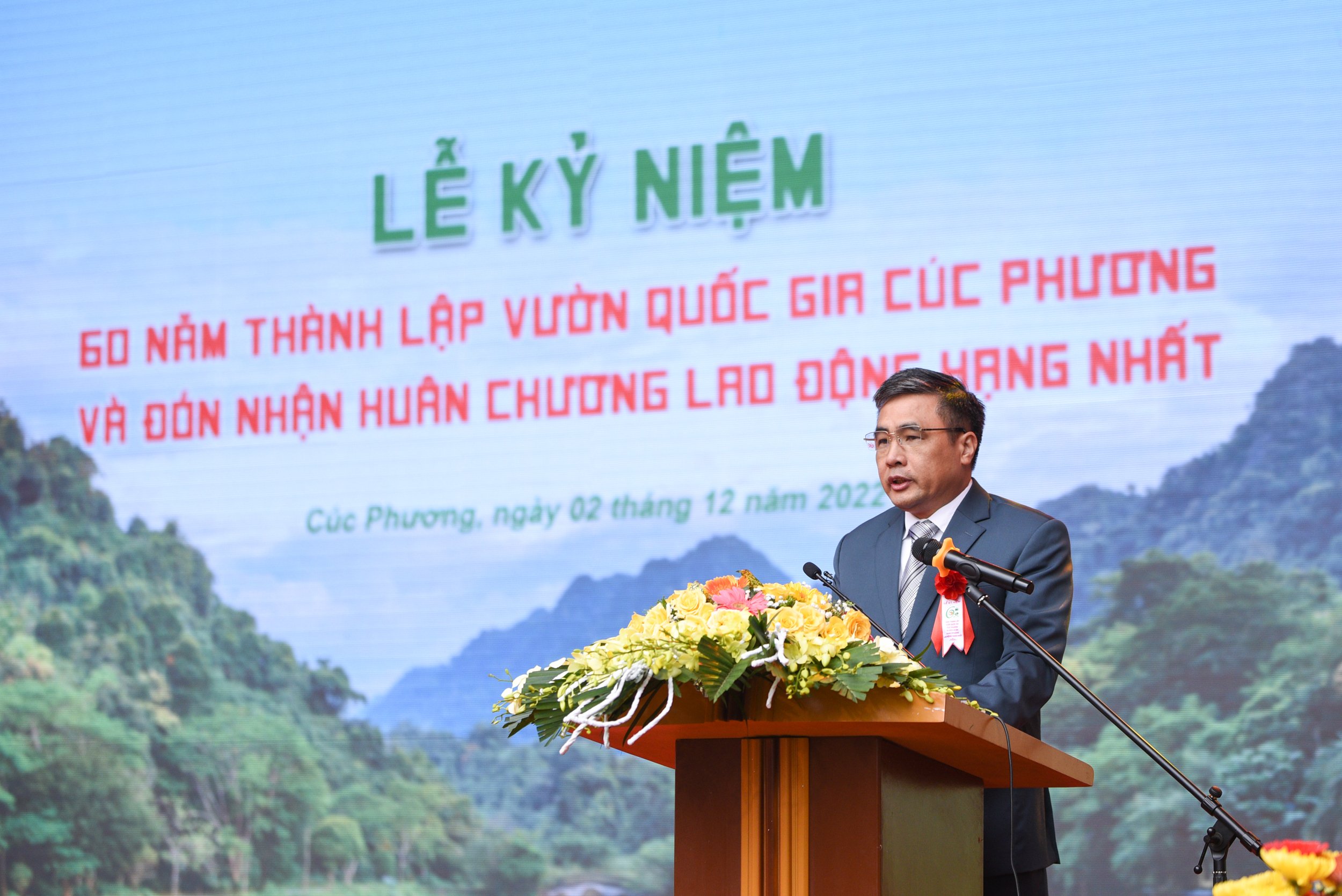 Thứ trưởng Nguyễn Quốc Trị phát biểu tại buổi lễ. Ảnh: Tùng Đinh.