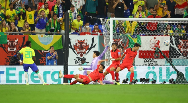 Hàn Quốc không phải đối thủ của Brazil. 