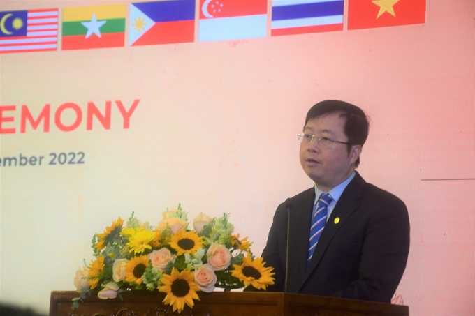 Thứ trưởng Bộ Thông tin và Truyền thông Nguyễn Thanh Lâm phát biểu tại hội nghị. Ảnh: V.Đ.T.