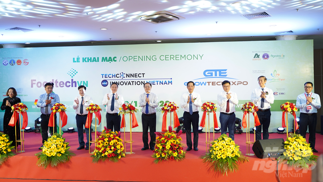 Khai mạc sự kiện 'Kết nối công nghệ và đổi mới sáng tạo Việt Nam 2022 – Techconnect and Innovation Vietnam 2022. Ảnh: Nguyễn Thủy.