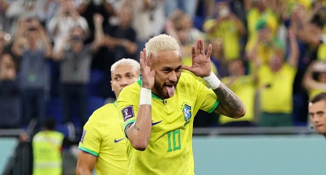 Neymar lập kỷ lục trong ngày buồn của Brazil. Ảnh: Dailymail.