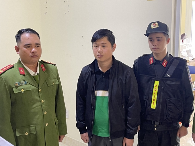 Ông Lê Hồng Khanh, Giám đốc Công ty TNHH MTV tư vấn dịch vụ nông nghiệp Lâm Phát tại thời điểm bị bắt giam. Ảnh: CAH.