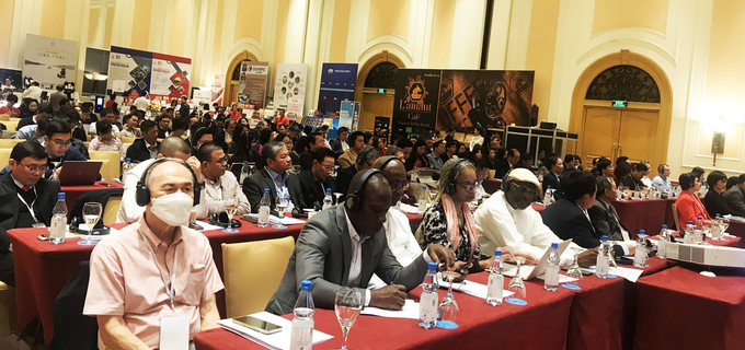 Đông đảo khách mời trong nước và quốc tế tham dự chuỗi sự kiện ngành cà phê Việt Nam 2022. Ảnh: Vicofa.