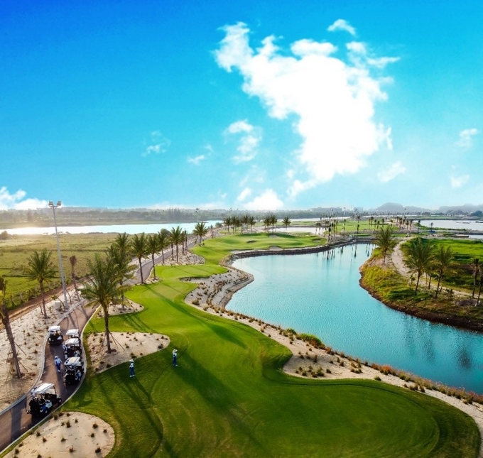 Sân Nicklaus Course tại BRG Đà Nẵng Golf Resort. Ảnh: BRG.