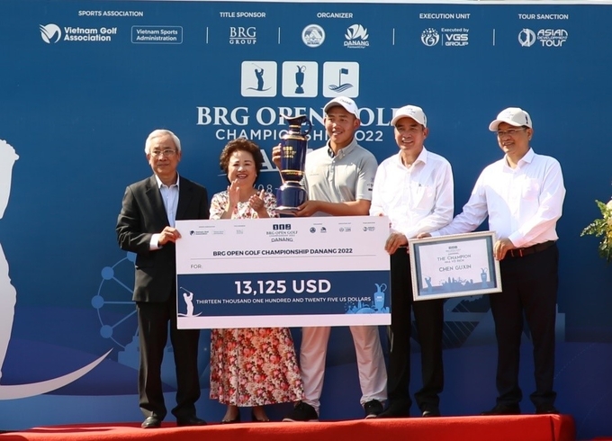 Golf thủ người Trung Quốc, Chen Guxin đăng quang giải đấu BRG Open Golf Championship Danang 2022